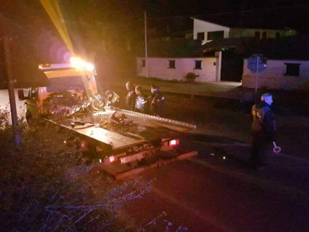 Partinico ss.113 incidente grave auto moto grave 16enne 30-11-2018