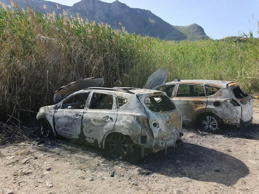 Castellammare incendio auto terme segestane 8-6-2019
