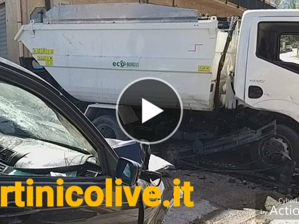 Partinico incidente via Vecchia Borgetto Bmw con gasolone rifiuti