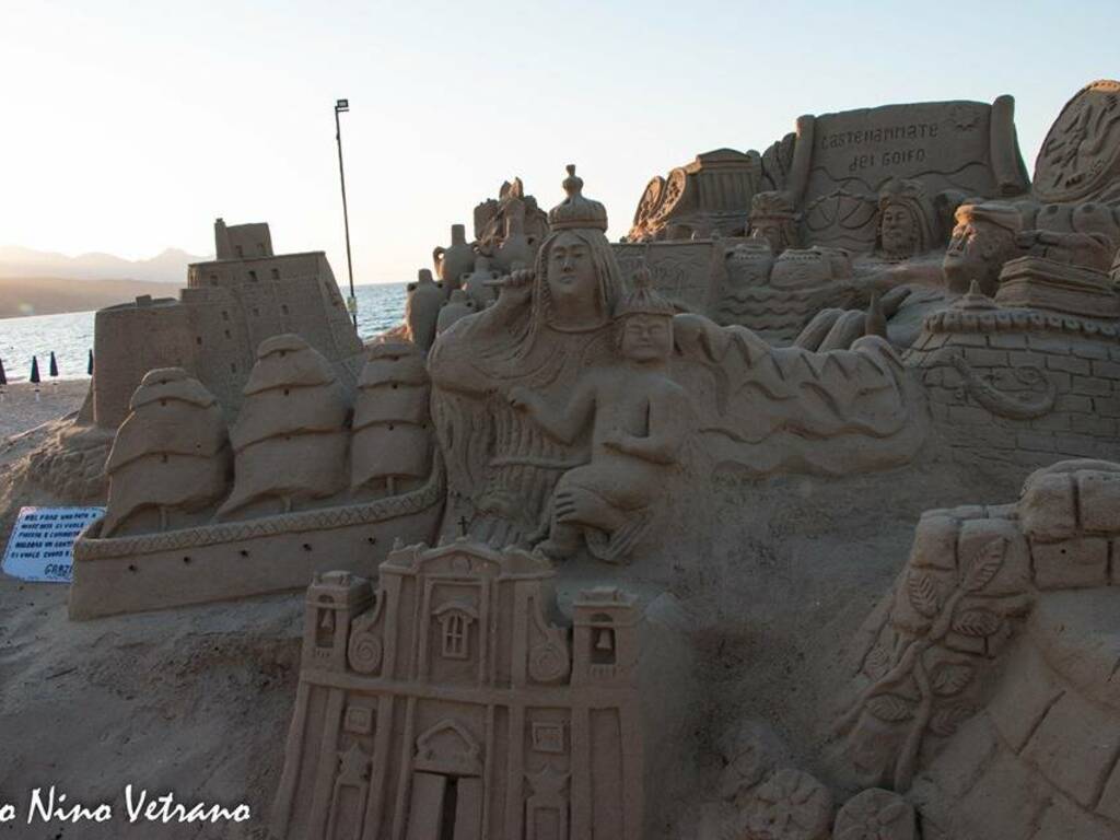 Castellammare scultura di sabbia castreddi a mare 2019