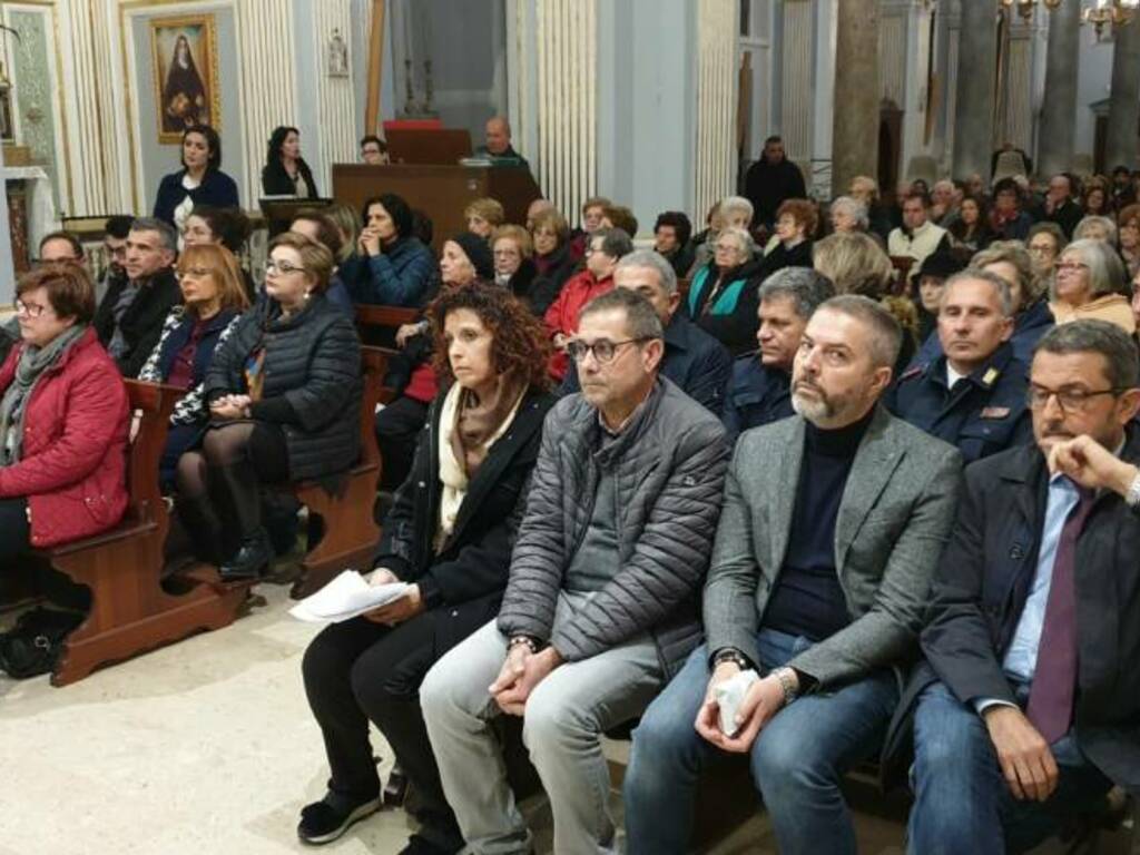 Partinico chiesa Madre cerimonia omicidio Ana Di Piazza 30-11-2019