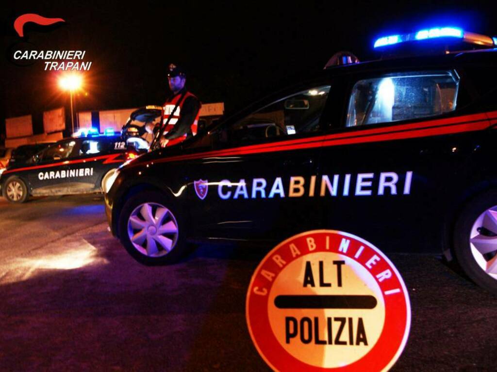 Alcamo carabinieri controlli serali posti blocco