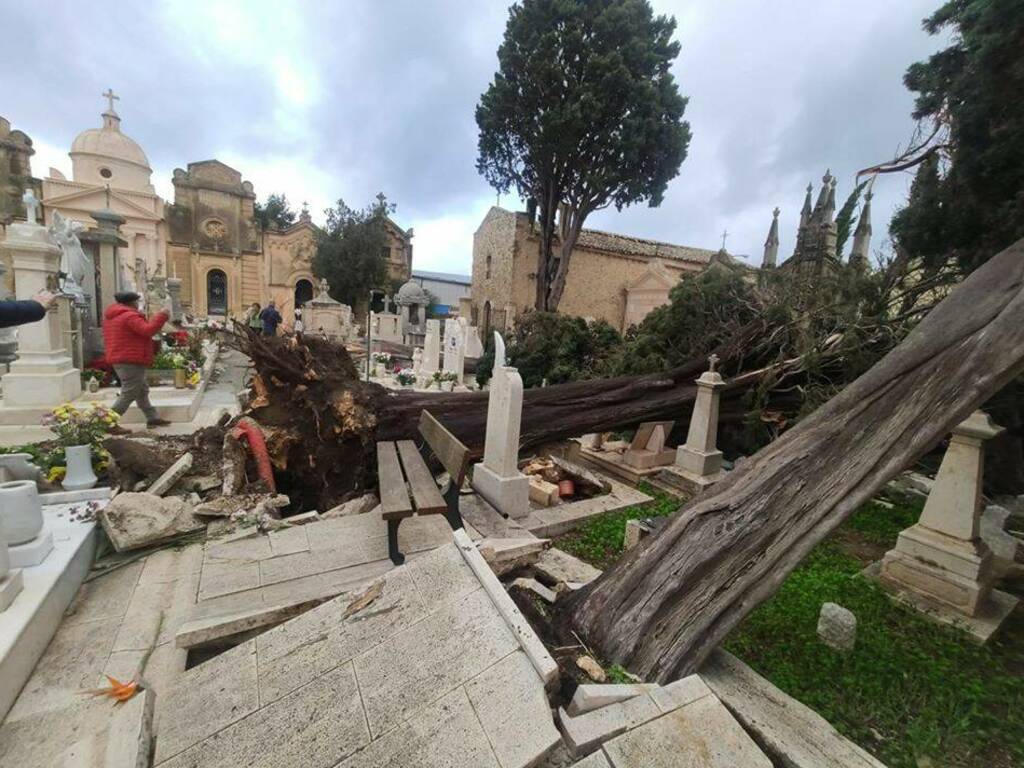 Alcamo cimiteri danni maltempo 14-12-2019 (1)