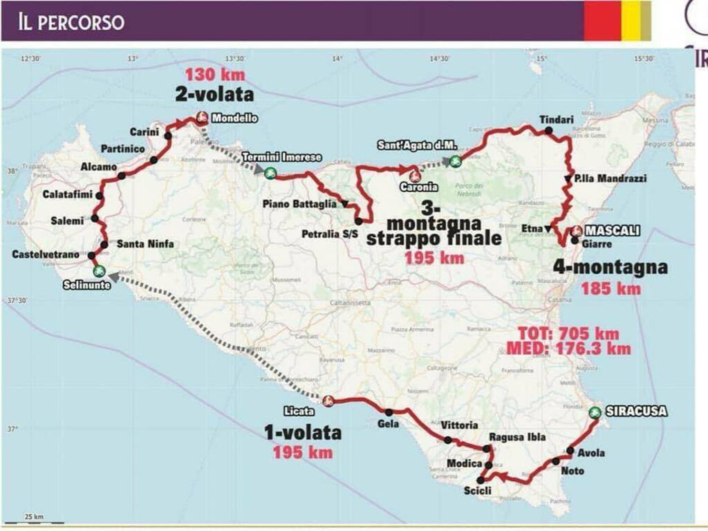 Partinico mappa giro di sicilia 2-4-2020