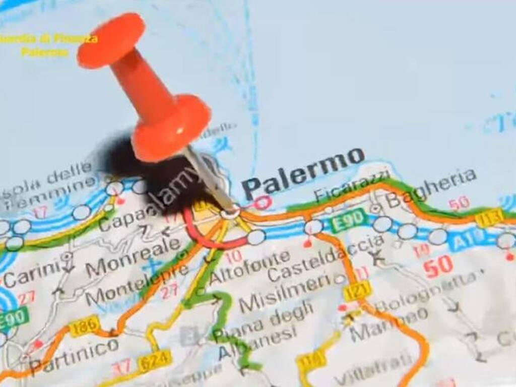 mappa agenzie scommesse Palermo mafia operazione all in