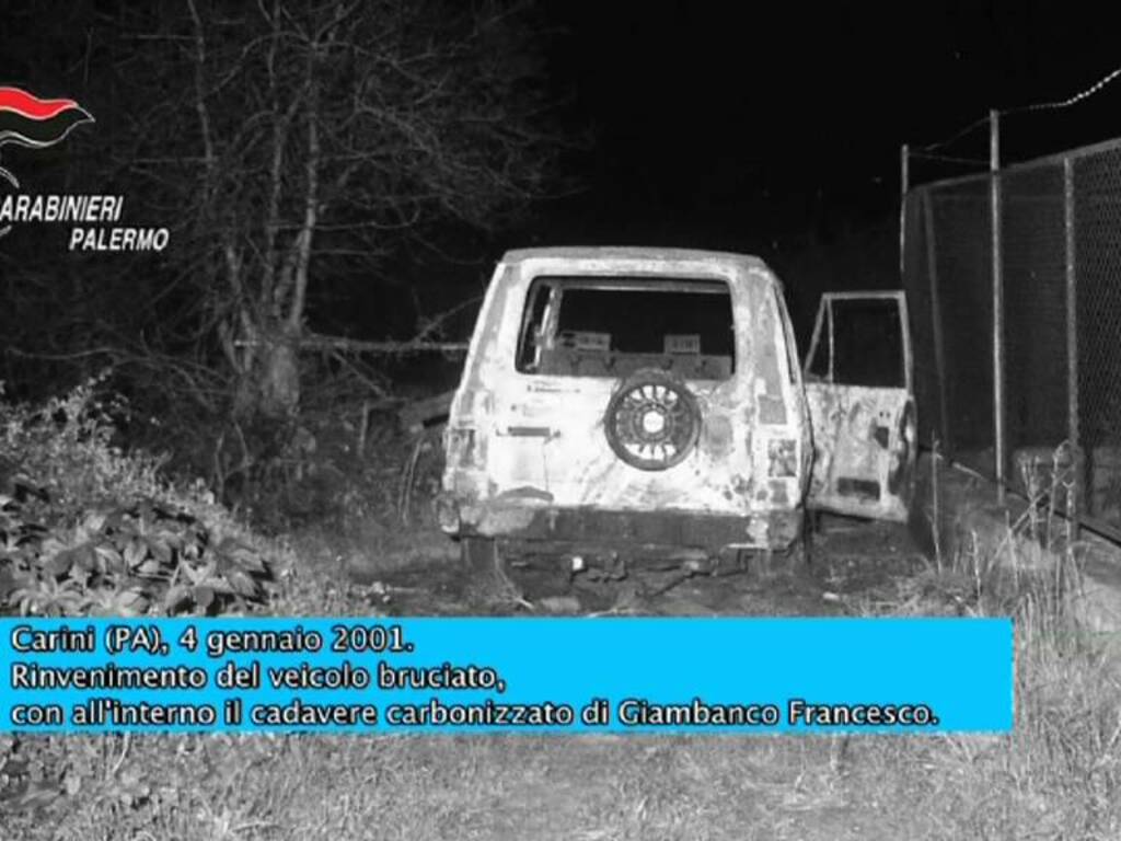 Carini veicolo bruciato omicidio Mazzamutoe Failla (4)