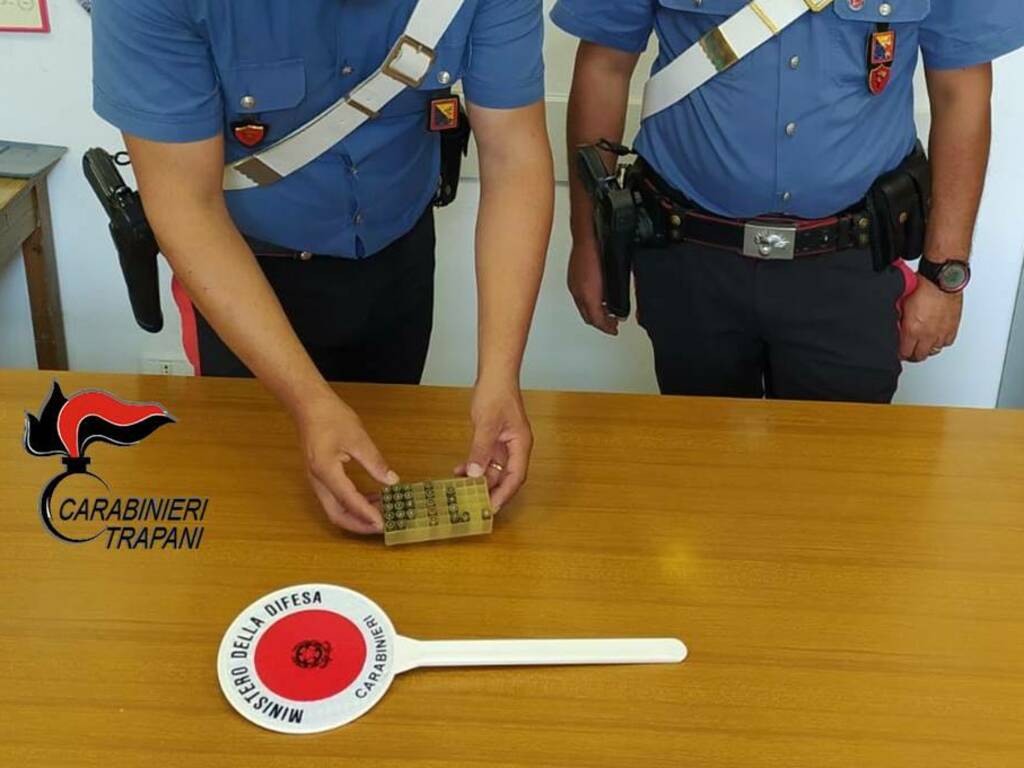 Alcamo denuncia 34enne carabinieri trovate munizioni detenute illegalmente