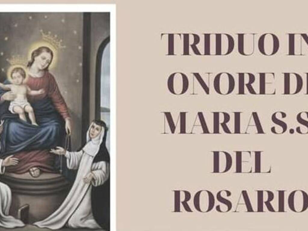 Partinico Maria Santissima del rosario boprgo Parrini locandina