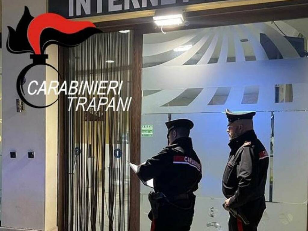 Trapani provincia controlli centri commesse carabinieri