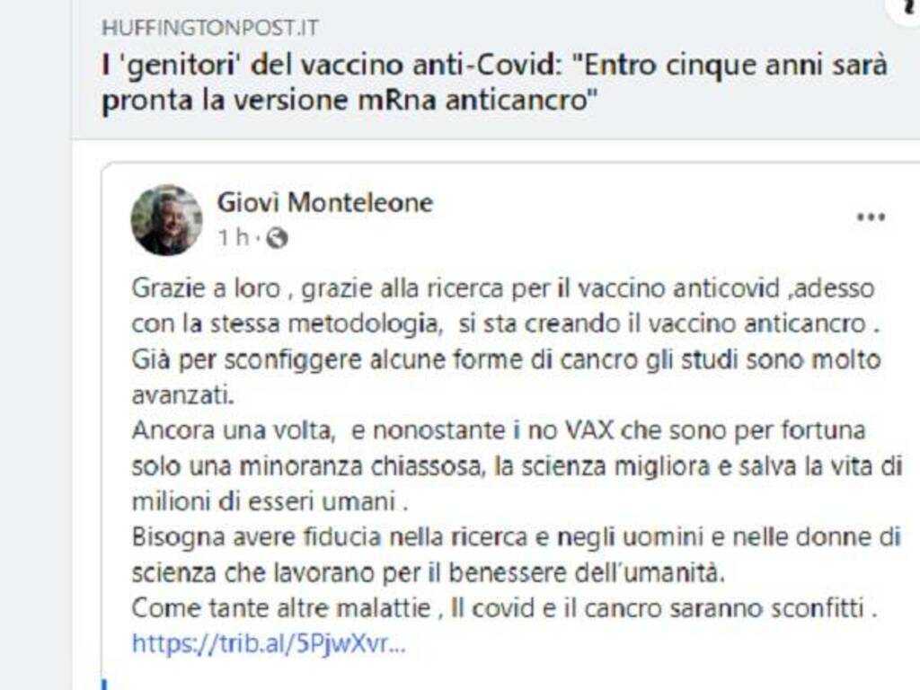Carini sindaco Monteleone contro no vax 11-1-2022