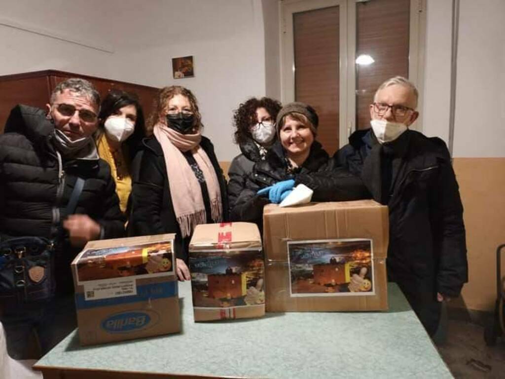 Montelepre raccolta derrate alimenti indumenti farmaci popolo ucraino