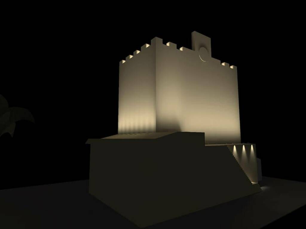 Montelepre plastico illuminazione Torre Ventimiglia (2)