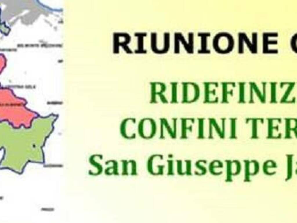 San Giuseppe Jato Monreale mappa riordino confini con refendum 2