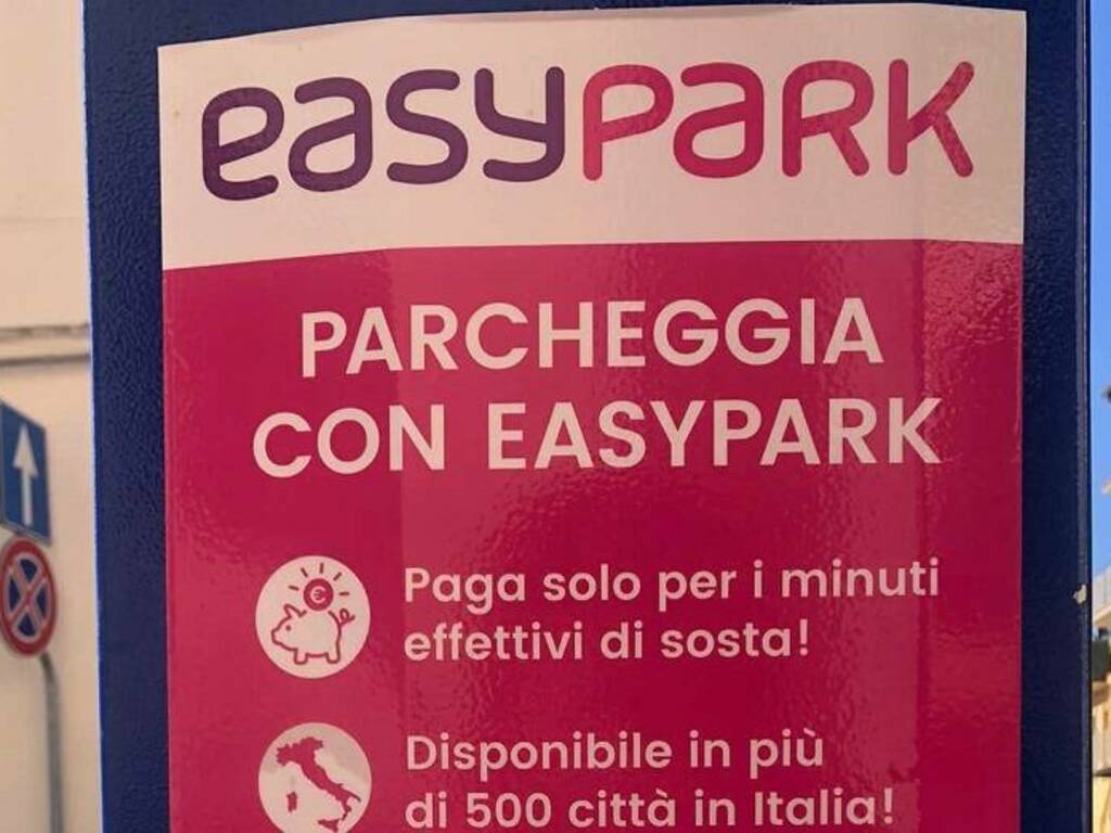 Terrasini strisce blu parcheggi pagamento Easy park 2022