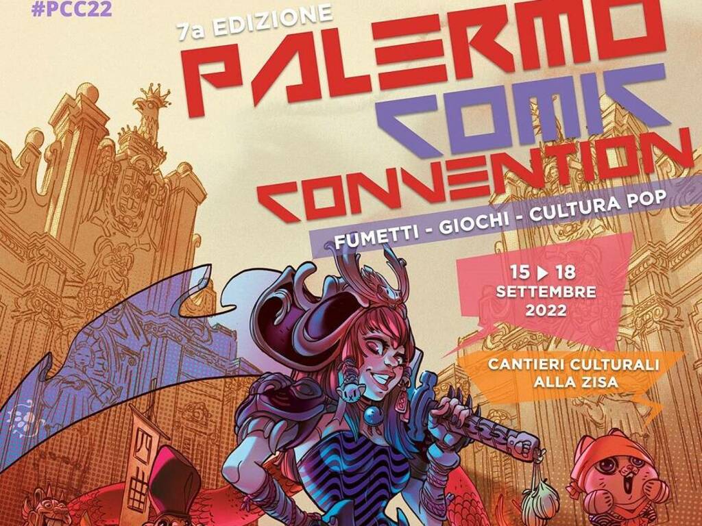 Palermo comic convention locandina edizione settembre 2022