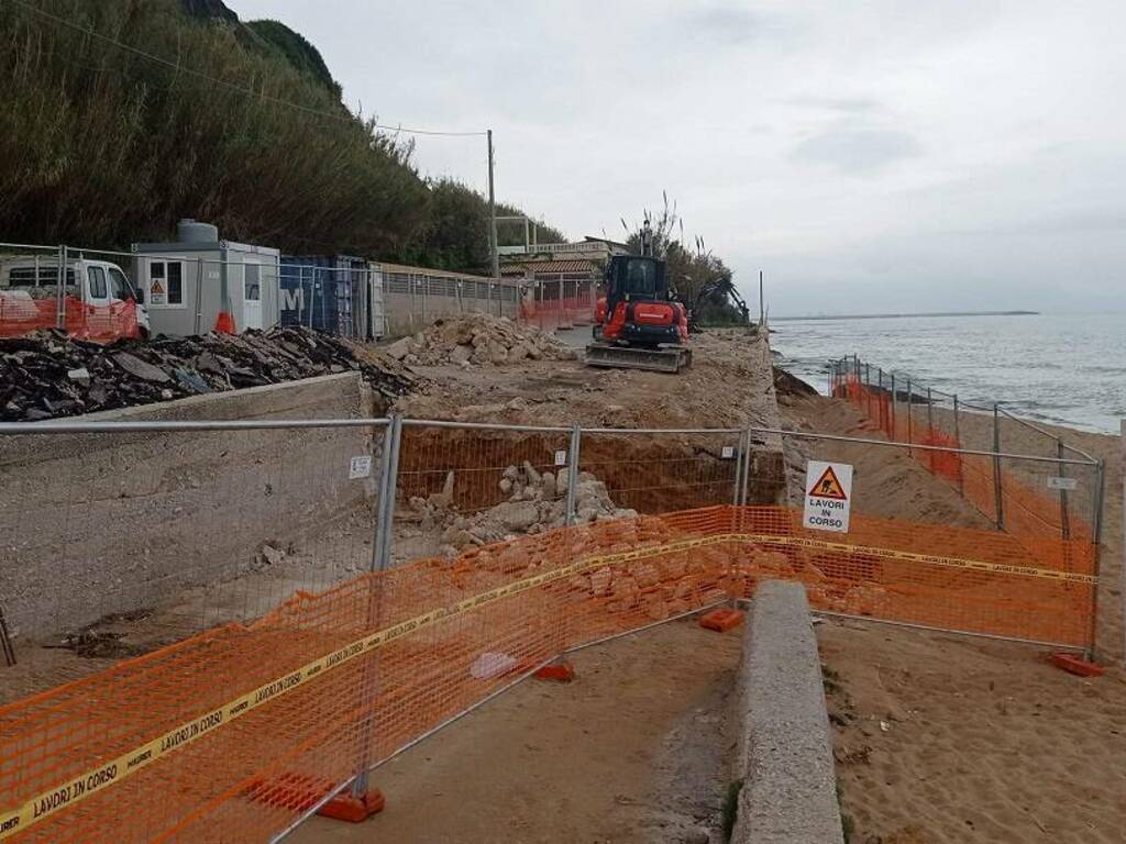 Partiti i lavori per la riqualificazione delle vie di accesso alle due spiagge di Trappeto, Casello e Ciammarita 