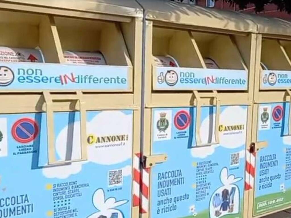 Nuovi punti raccolta per i rifiuti tessili a Partinico, installati 20 cassoni dove poter conferire questo tipo di scarti 