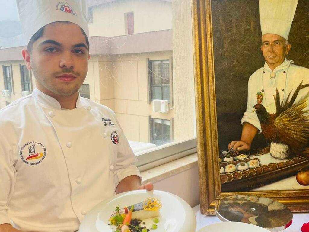Uno studente dell’alberghiero di Partinico è il migliore “allievo siciliano”, a lui il premio “Cascino” dell’unione cuochi  