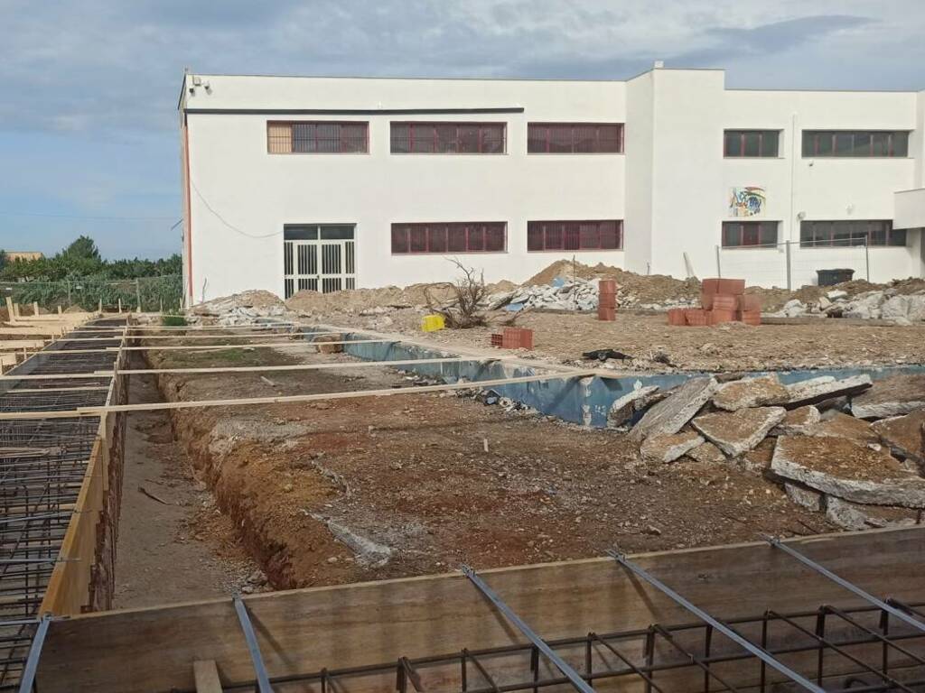 Aperto a Partinico il cantiere alla scuola “Cassarà”, in corso i lavori per la realizzazione di un nuovo auditorium